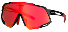 Men's Cycling Polarized 'Patriot' Plastic Sports Sunglasses