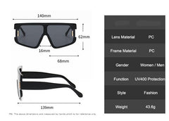 Women's Square 'Alice' Plastic Sunglasses