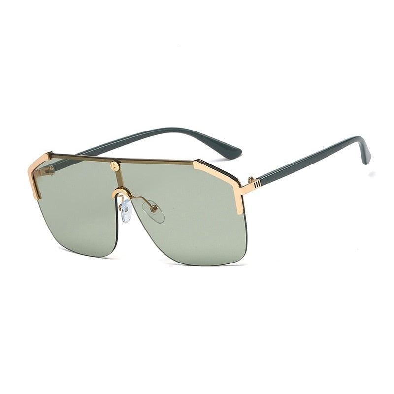 Women's Rimless 'Catwalk' Square Alloy Sunglasses