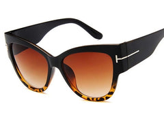 Women's Cat Eye  'Little Snow' Plastic Sunglasses