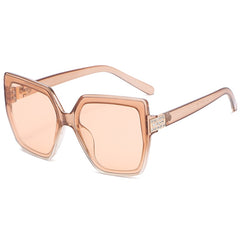 Women's Oversize Square 'Bewitching' Plastic Sunglasses