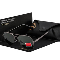 Men's Polarized 'Nitro' Aviator UV400 Sunglasses