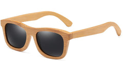 Men's Polarized Oval 'Diafa ' Wooden Sunglasses