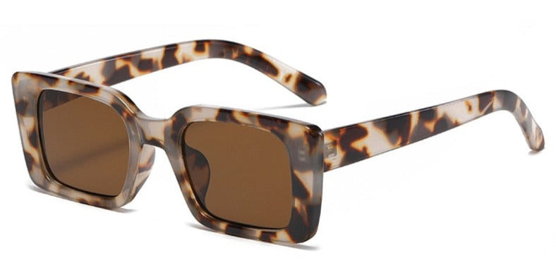 Women's Oversize 'Leopard Eyewear' Plastic Sunglasses