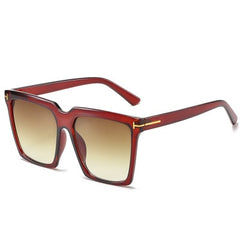 Women's Oversized Square 'Nod' Plastic Sunglasses