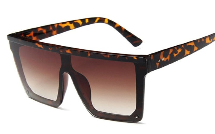 Women's Oversized Square 'Lush' Plastic Sunglasses