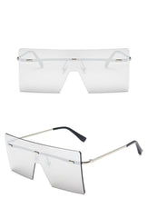 Women's Vintage 'Zone' Square Sunglasses