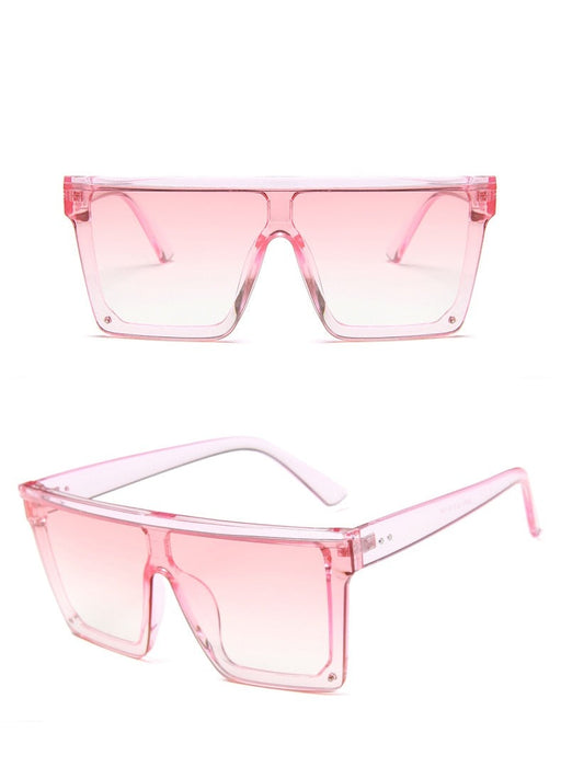 Women's Square 'Jenniffer Love' Plastic Sunglasses