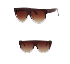 Women's Oversized Frame 'Black Shades' Square Sunglasses