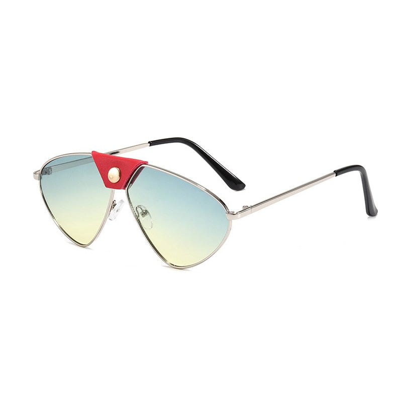 Women's Polarized 'Foxy Sights' Metal Sunglasses