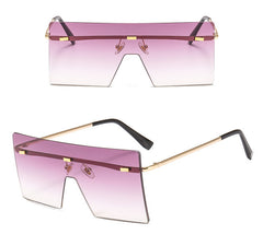 Women's Gradient 'Cyber' Square Sunglasses