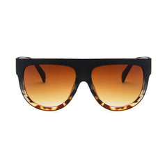 Women's Oversized Frame 'Black Shades' Square Sunglasses