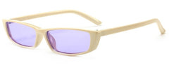 Women's Rectangle Vintage ' The Siren' Plastic Sunglasses