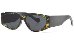 Women's Vintage Square 'Kateri' Plastic Sunglasses