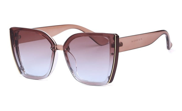 Women's Oversized Cat Eye 'Cassandra' Plastic Sunglasses