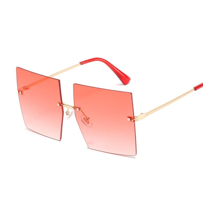 Women's Vintage Square 'Classy Ella' Metal Sunglasses