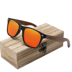 Men's Wayfarer 'Basty' Wooden Sunglasses