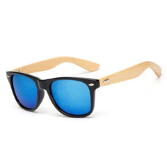 Men's Square 'Creations' Wood Sunglasses