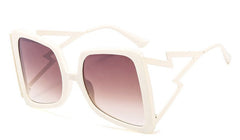 Women's Bow Shape 'Area 51' Square Sunglasses