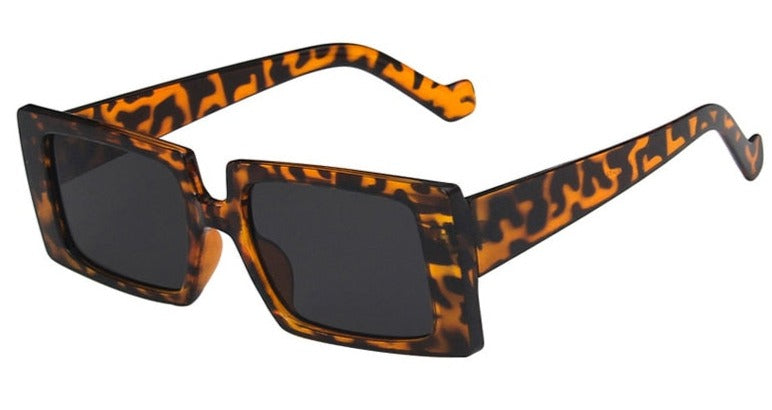 Women's Rectangle 'Sun Fun' Vintage Jelly Sunglasses