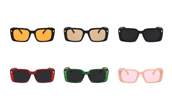 Women's Oversized Square Big 'IQ' Plastic Sunglasses