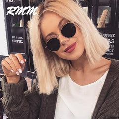 Women's Round 'Sally Night' Metal Sunglasses