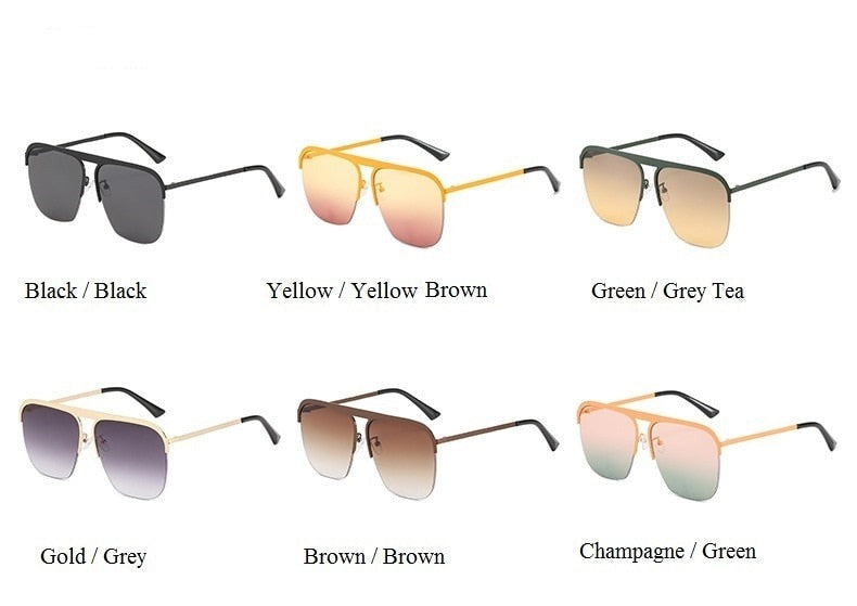 Women's Luxury 'Beach' Square Sunglasses
