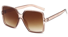 Women's Oversized Square 'Chasm ' Plastic Sunglasses