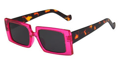 Women's Rectangle 'Sun Fun' Vintage Jelly Sunglasses