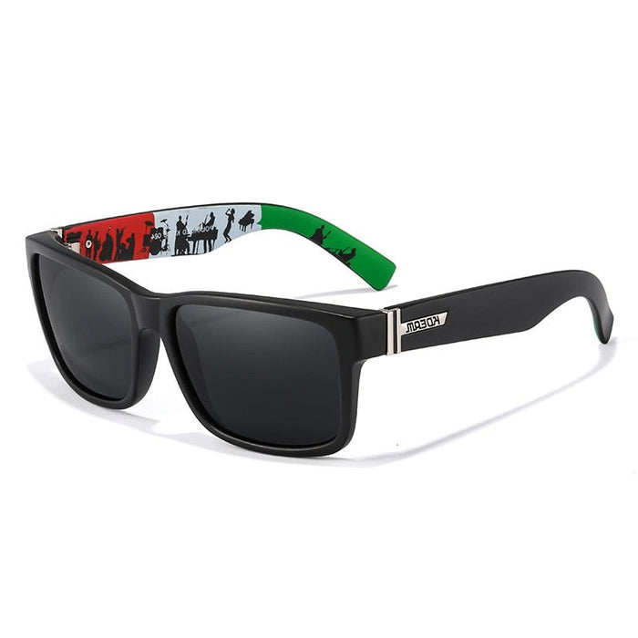 Men's Square 'Clear View' Polarized UV400 Sunglasses
