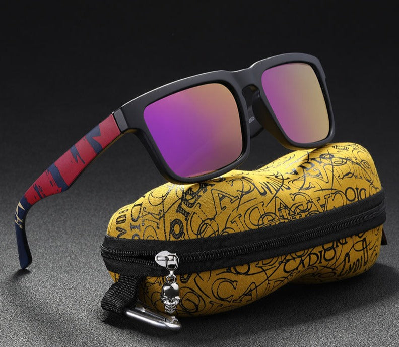 Men's Square 'Eye-catching' Polarized Sunglasses