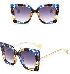 Women's Square 'Tiny Ban' Plastic Sunglasses