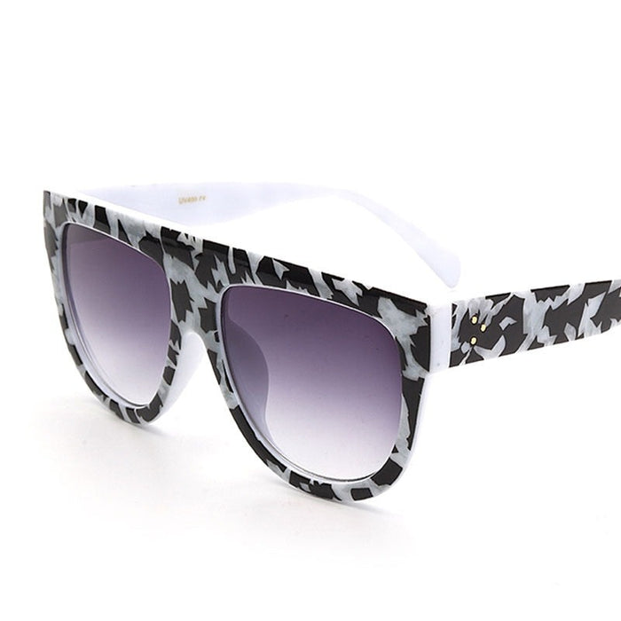 Women's Square 'Dafni' Plastic Sunglasses
