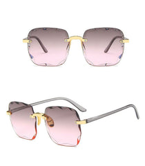 Women's Classic Vintage 'Infinity Beyond' Square Sunglasses