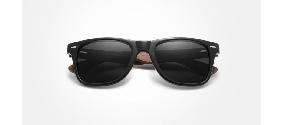 Men's Oval 'Basty' Wooden Sunglasses