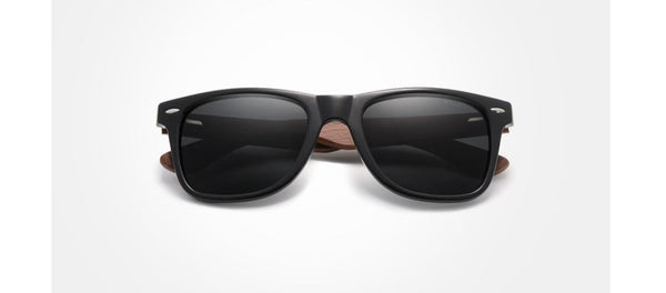 Men's Wayfarer 'Basty' Wooden Sunglasses