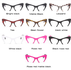 Women's Half Frame Cat Eye 'Appeals' Plastic Sunglasses