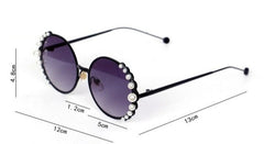 Girl's Kids Round 'Colette' Metal Sunglasses