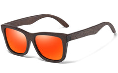 Men's Polarized 'Black Widow' Wood Sunglasses