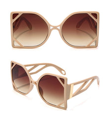 Women's Vintage Square 'Construct' Plastic Sunglasses