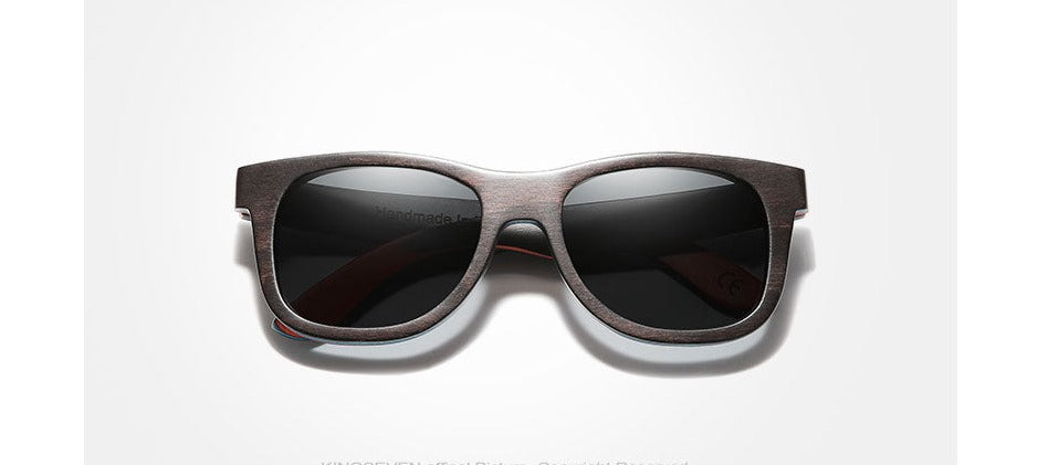 Men's Wood 'Cabin' Polarized Sunglasses