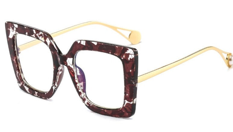 Women's Square 'Tiny Ban' Plastic Sunglasses