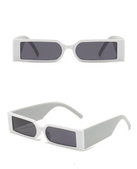 Unisex Rectangular 'Galaxy' Plastic Sunglasses