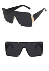 Women's Browline 'Futuristic' Square Sunglasses