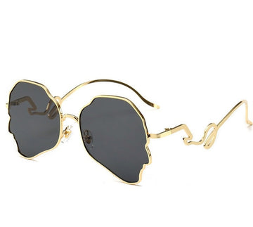 Women's  Oversized Cat Eye '50 Shades Of Style' Metal Sunglasses