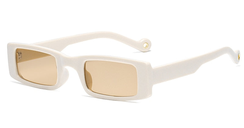 Unisex Rectangular 'Ervin' Plastic Sunglasses