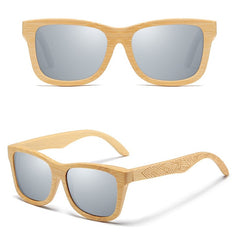 Men's Square 'Sandalwood'  Wooden Sunglasses