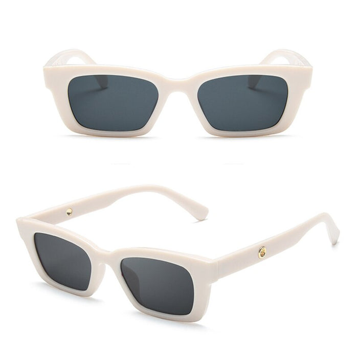 Women's Rectangle 'Gio' Oversized Plastic Sunglasses