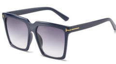 Women's Oversized Square 'Silky' Plastic Sunglasses