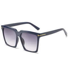 Women's Oversized Square 'Nod' Plastic Sunglasses